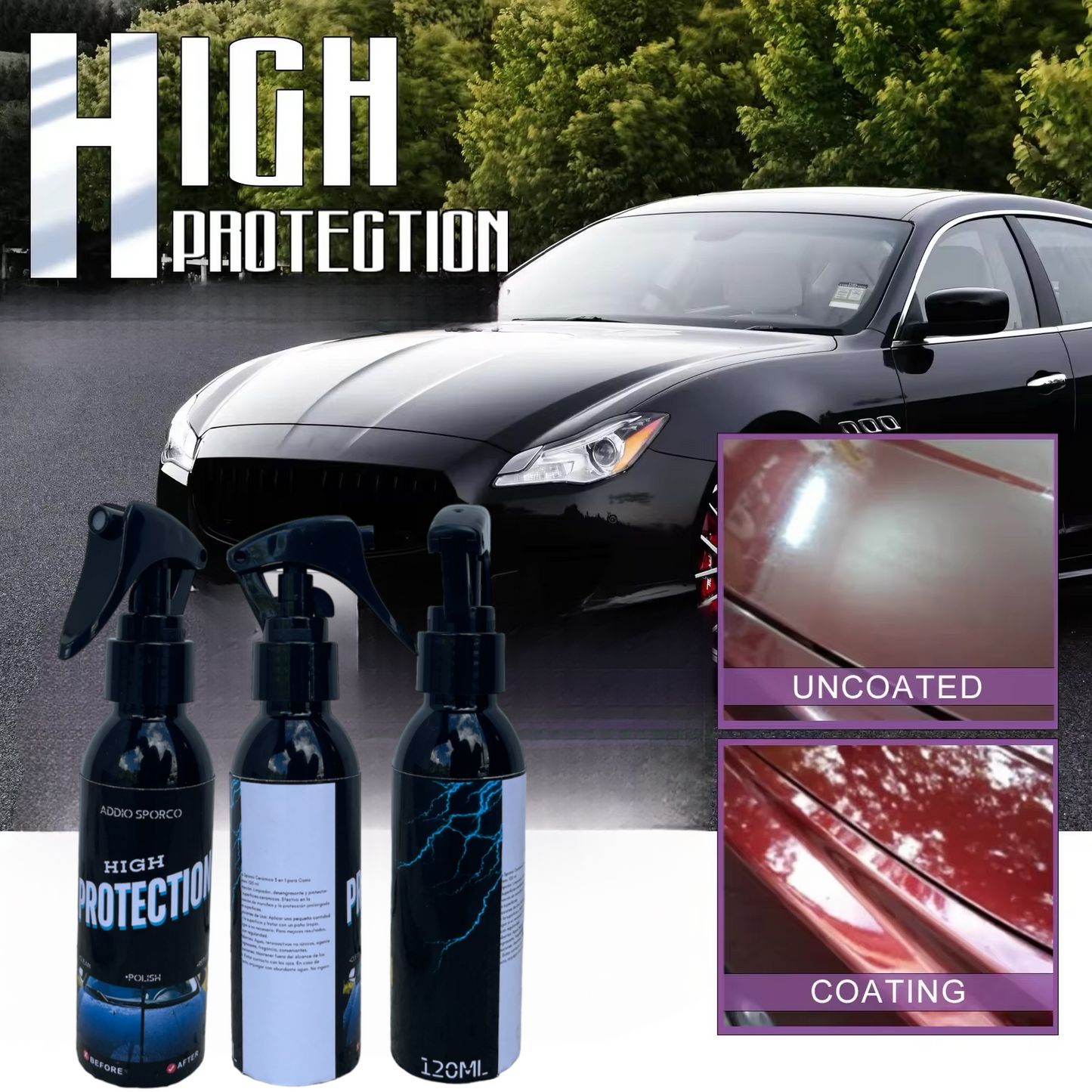 Ceramico Liquido Carro o Moto 120ML